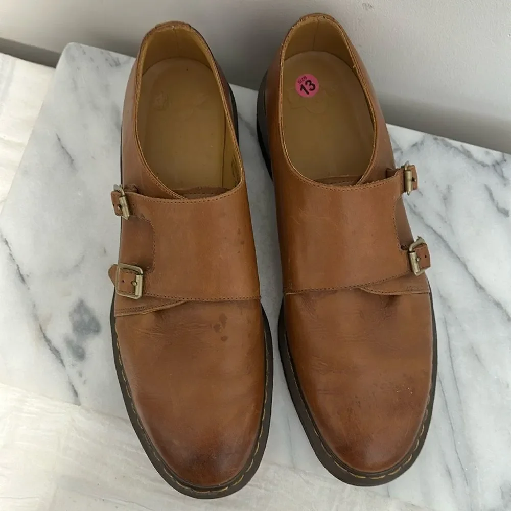 Doc Martens Jules Double Monk Strap Oxford Shoes Mens Sz 13